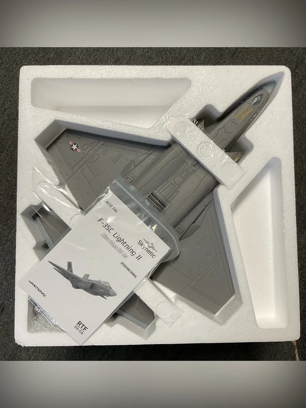 F-35C Lightning II Micro  30mm EDF Jet - Gray New In Box